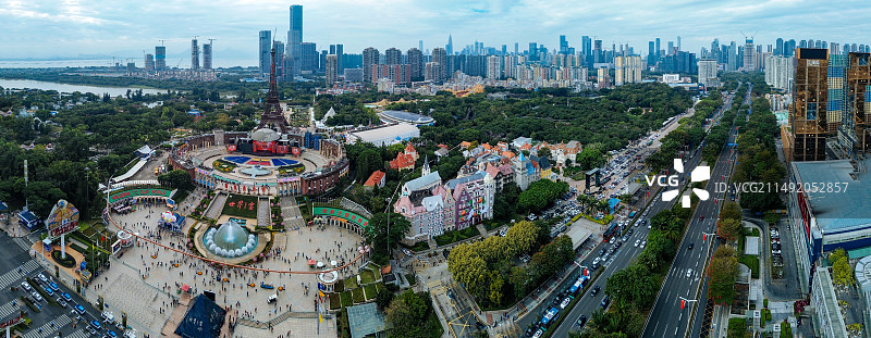深圳 世界之窗 华侨城 世纪假日广场 深南大道 世纪村 白石洲 (33)-Pano图片素材