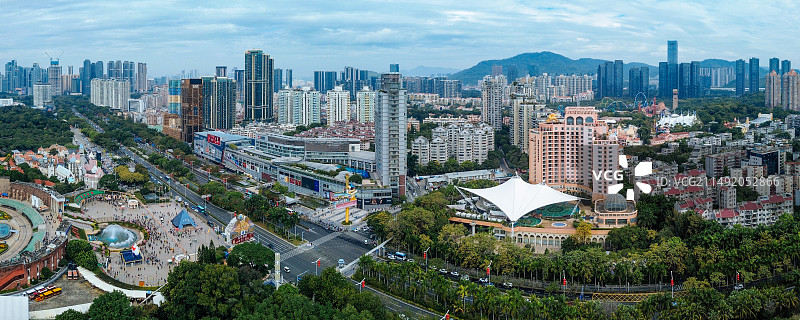 深圳 世界之窗 华侨城 世纪假日广场 深南大道 世纪村 白石洲 (33)-Pano图片素材