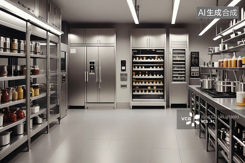 【AI数字艺术】图书馆书架图片素材