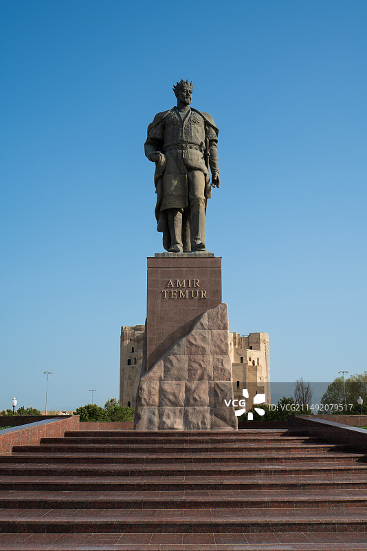 帖木儿雕塑图片素材