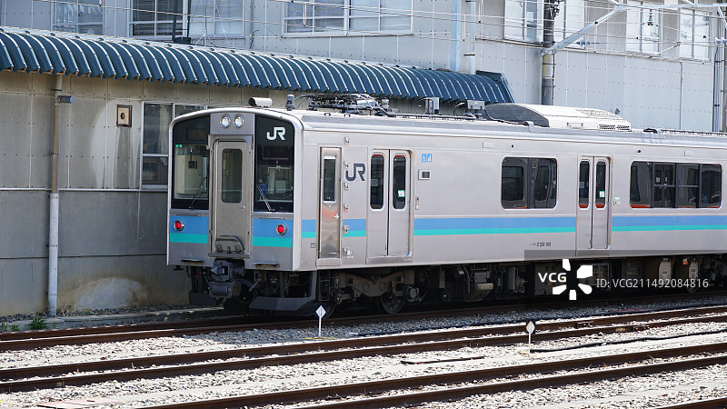日本松本站电车图片素材