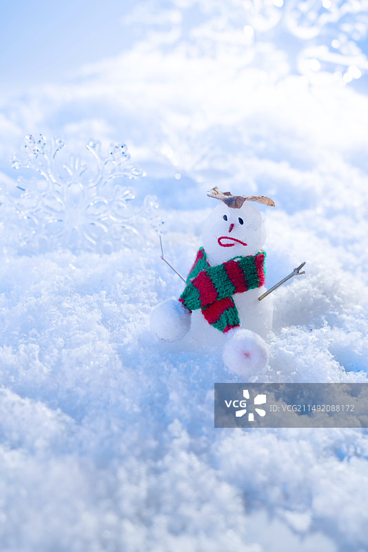 雪景雪人图片素材