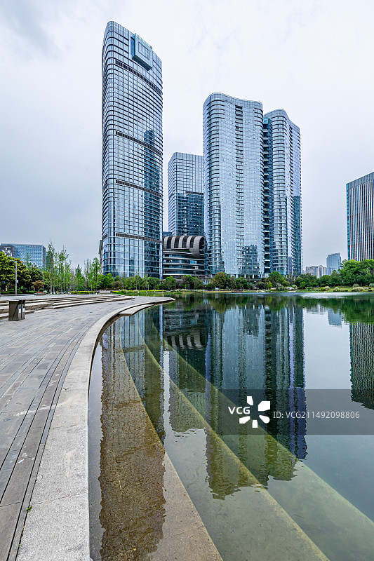 成都银泰中心建筑图片素材