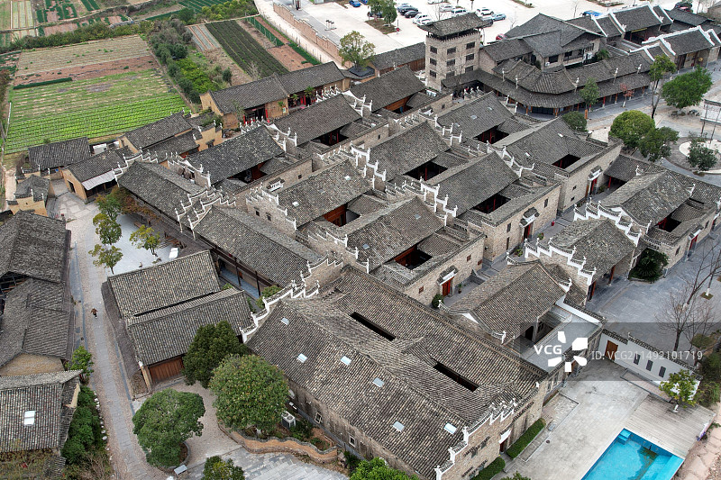 广西大圩古镇一隅图片素材