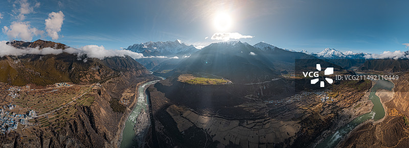 雅鲁藏布大峡谷图片素材