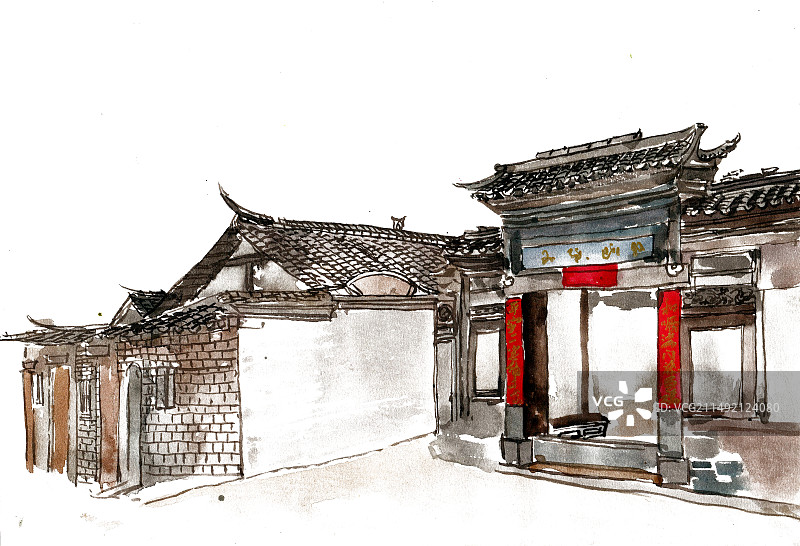 古老的建筑图片素材