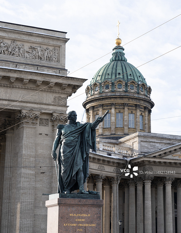 俄罗斯圣彼得堡喀山大教堂图片素材