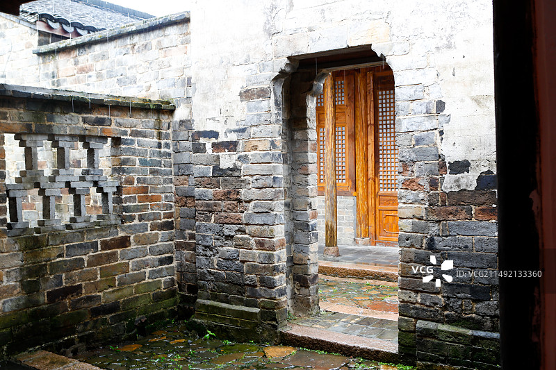 安徽省安庆市两邓故居陈列馆邓稼先邓石如旧居图片素材