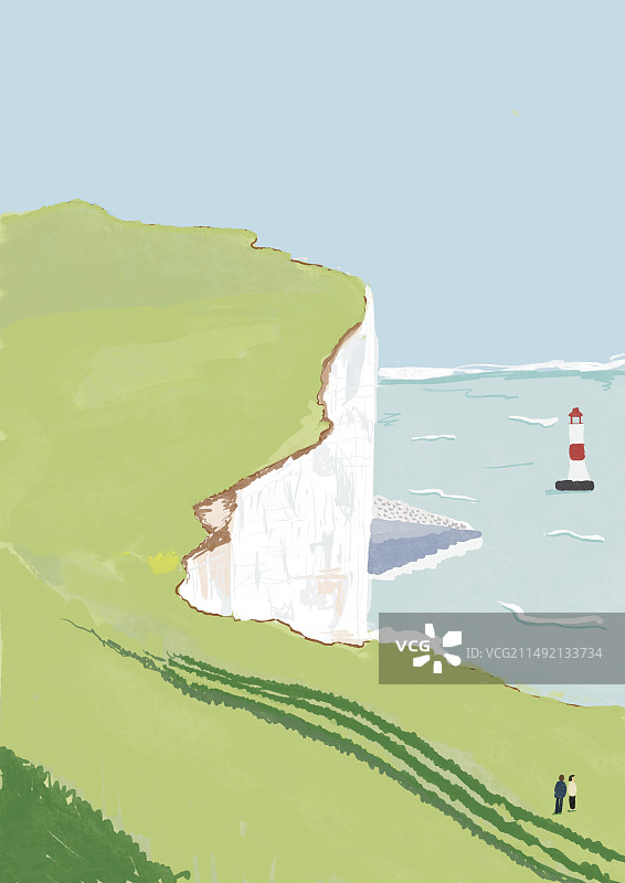 白崖海边图片素材