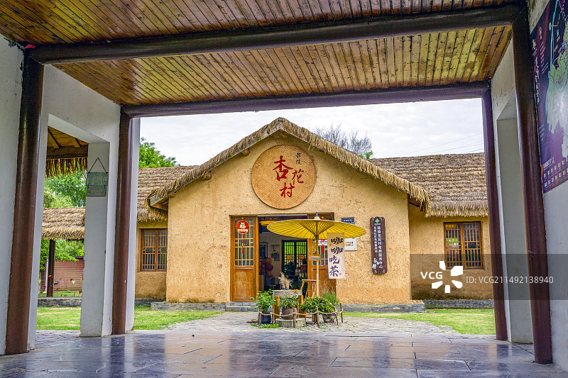 南京江宁区秣陵杏花村景区图片素材