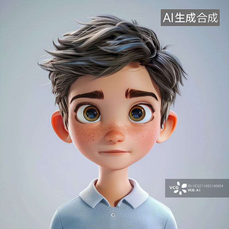 【AI数字艺术】中国男孩素材图片图片素材