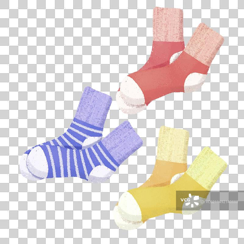 可爱袜子图片素材