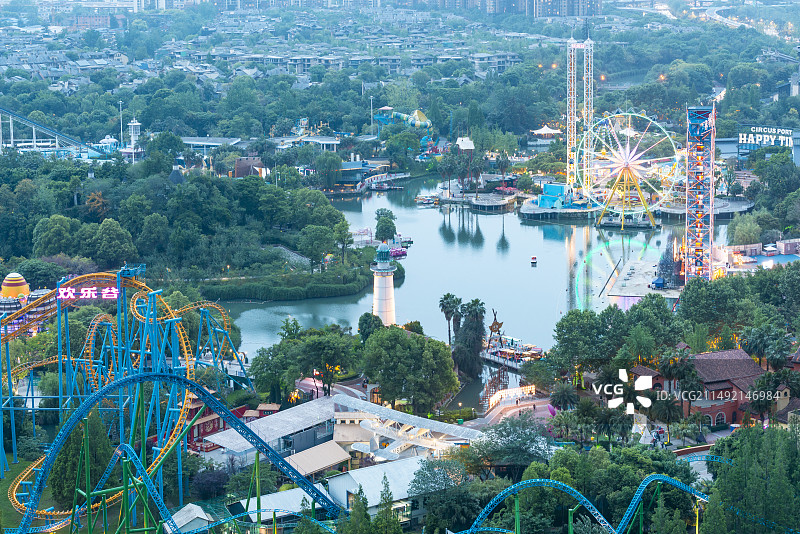 国家AAAA景区，成都欢乐谷图片素材