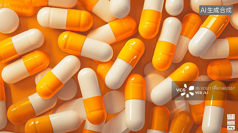 【AI数字艺术】药丸  药图片素材