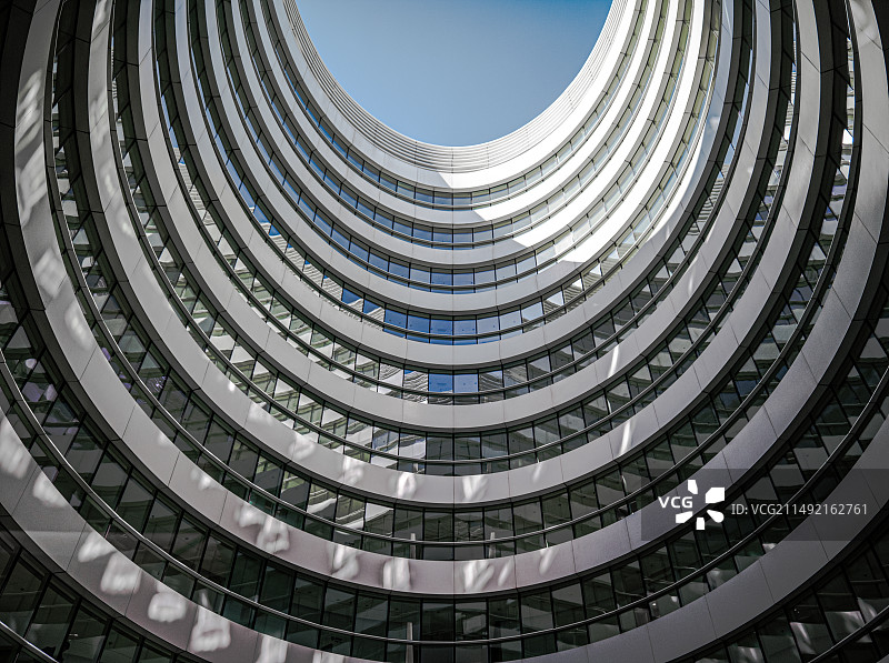 北京银河soho，建筑线条图片素材