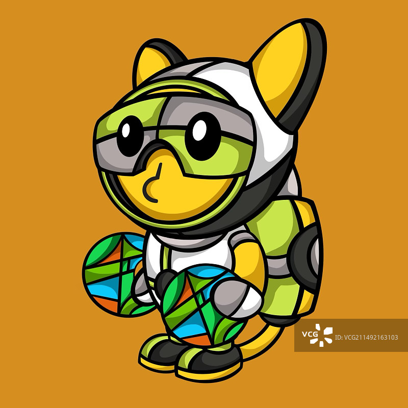 IP设计，打球图片素材