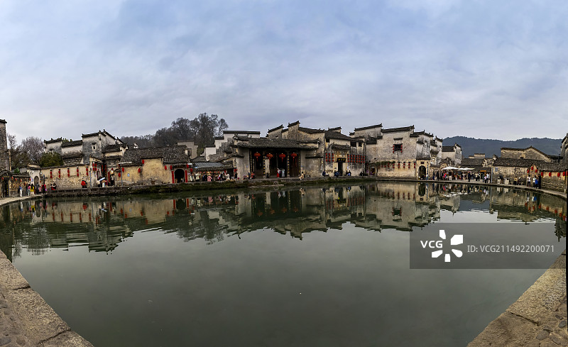 宏村月沼图片素材