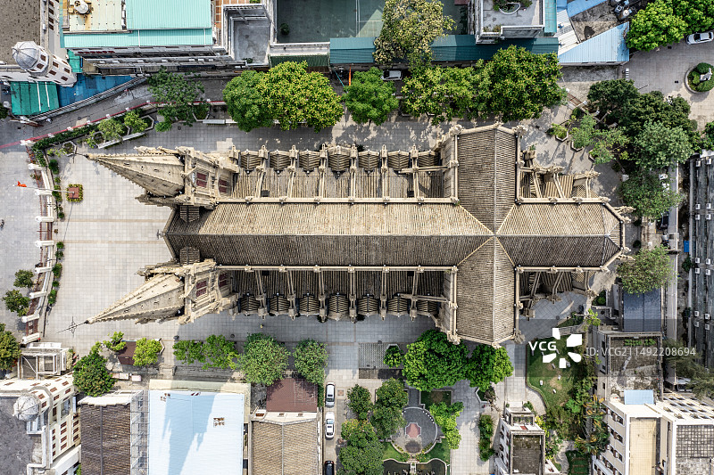 2020-5-26广州圣心教堂图片素材