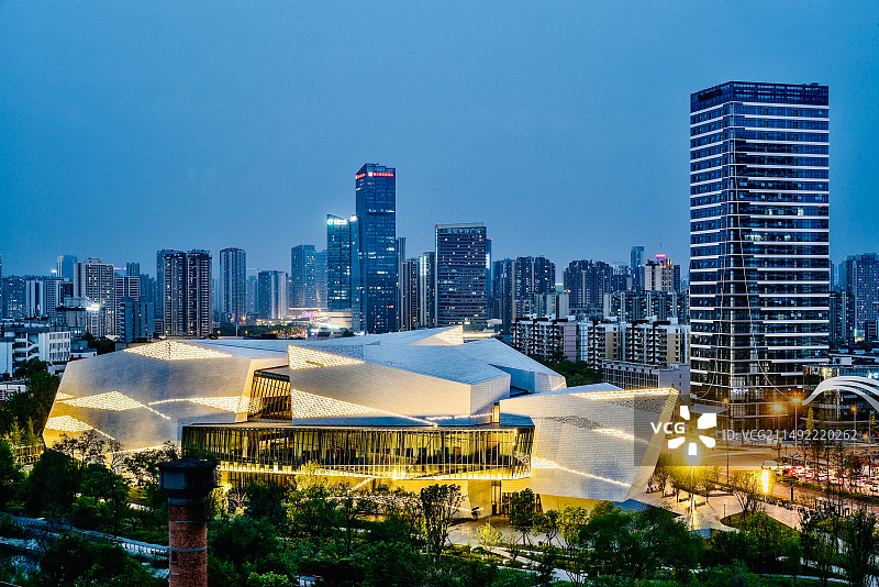 成都自然博物馆图片素材