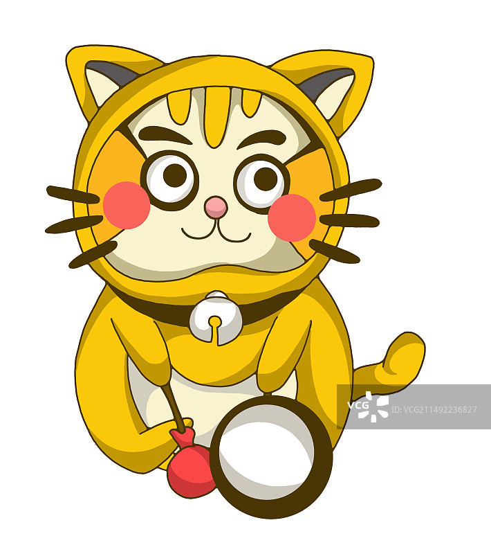 猫猫画图片素材