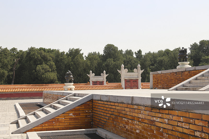 亚洲中国北京地坛公园建筑景观图片素材