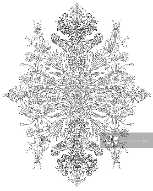 埃及纹样图片素材