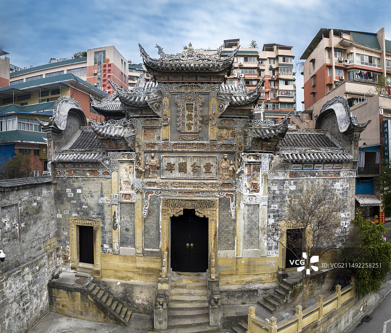 四川 自贡 张飞庙图片素材