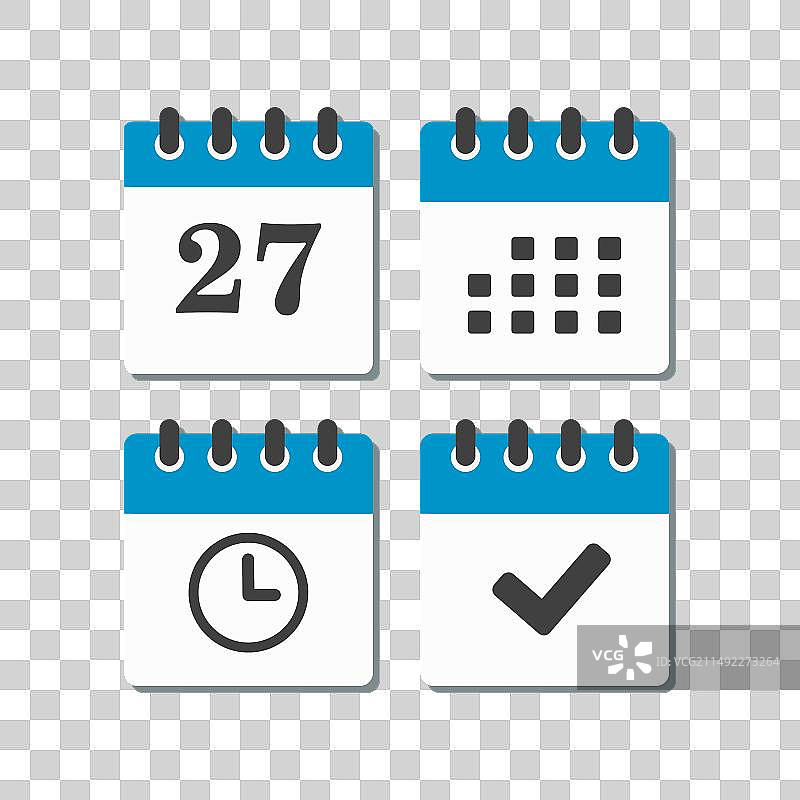 日历27号日程安排应用定时器图标图片素材