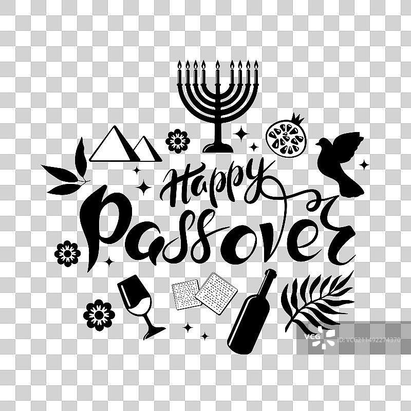 简约逾越节图片素材