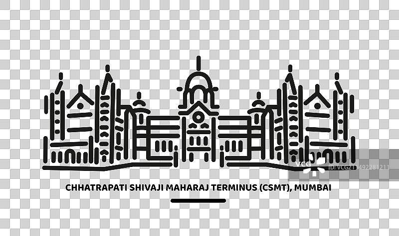 贾特拉帕蒂·希瓦吉·马哈拉杰终点站图片素材