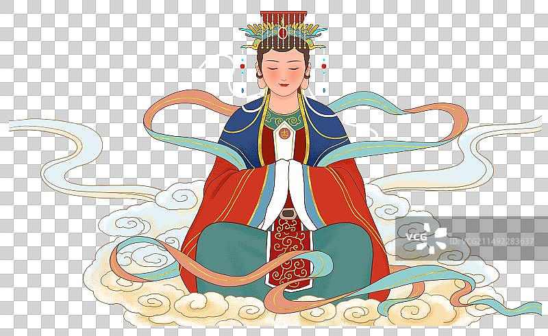 年俗之临水娘娘图片素材