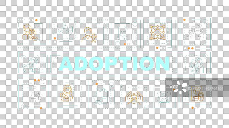 蓝色词语概念图片素材