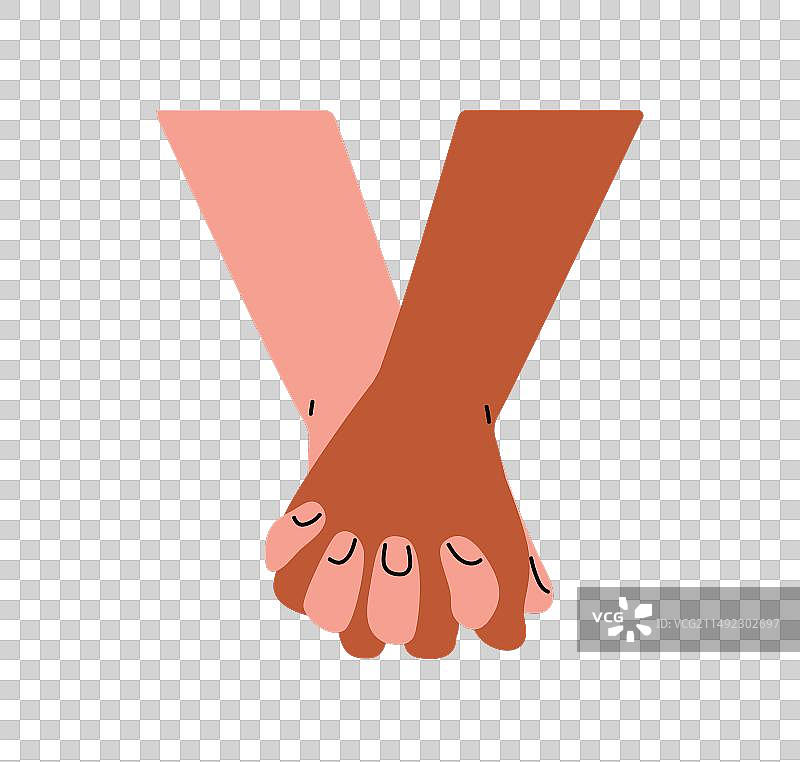 情侣双手紧握图片素材