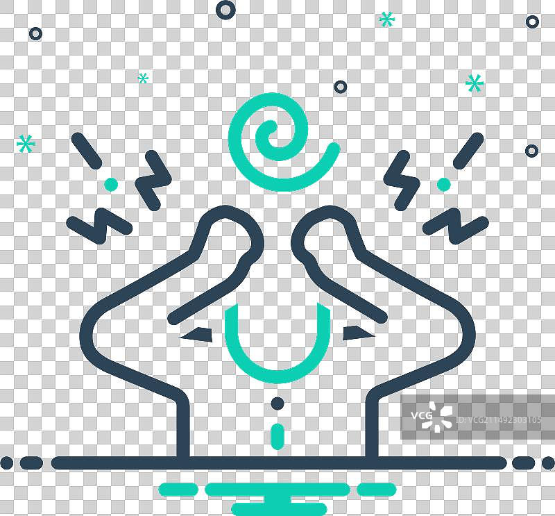 惊恐发作图片素材