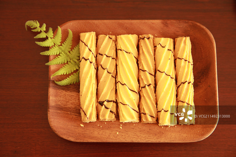 蛋卷虎皮卷虎皮饼干图片素材