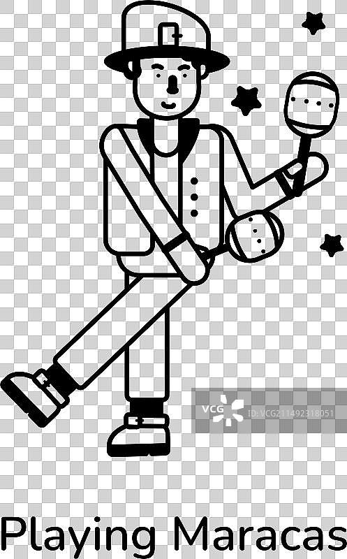 演奏沙槌图片素材