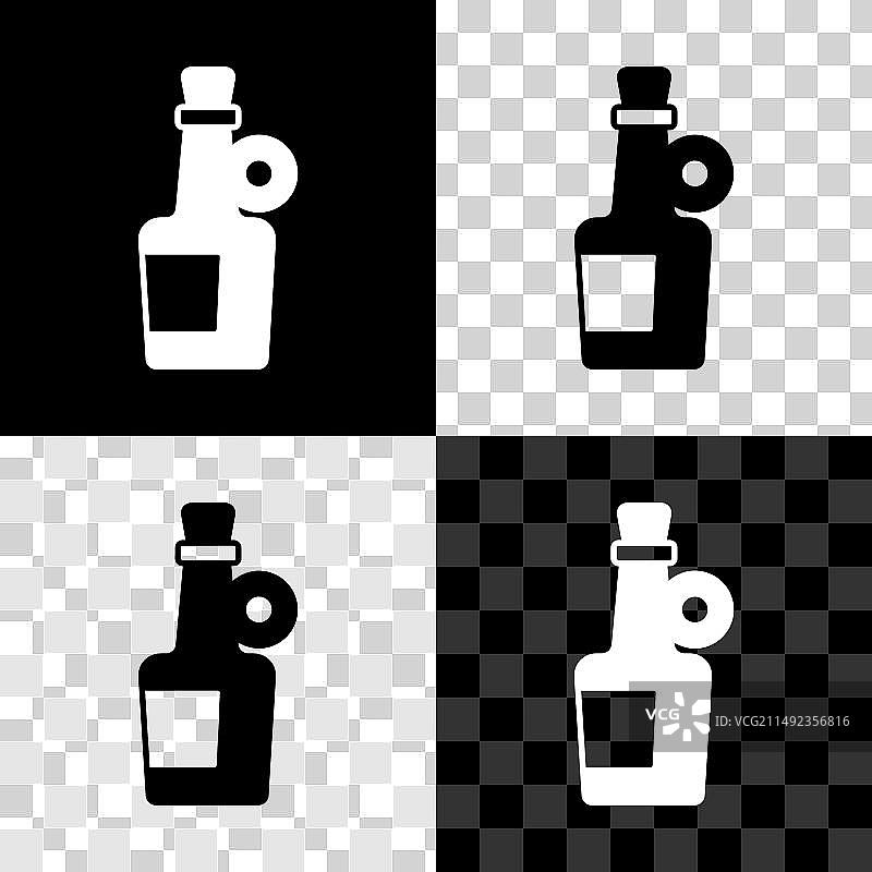 朗姆酒瓶图标图片素材