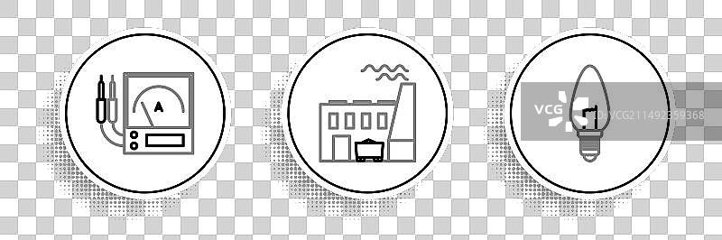 灯泡安培计万用表救生圈图片素材