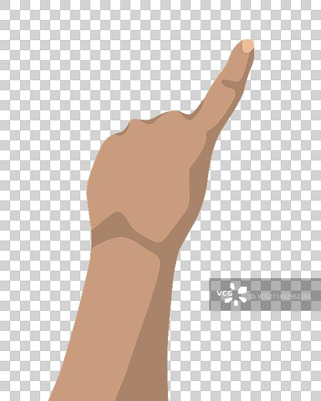手势展示食指图片素材