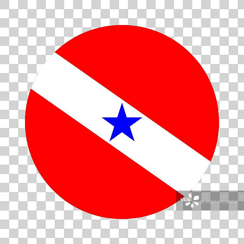 圆形徽章：巴拉圭国旗图片素材