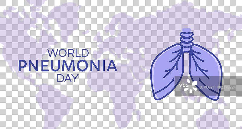 世界肺炎日图片素材