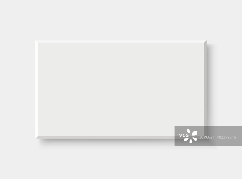 灰色背景上的白色相框图片素材