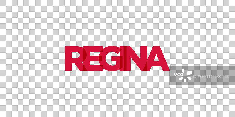 加拿大里贾纳市徽设计图片素材