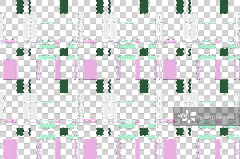 格子花纹无缝纺织背景图片素材