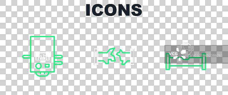 管道和压力计燃气锅炉图片素材