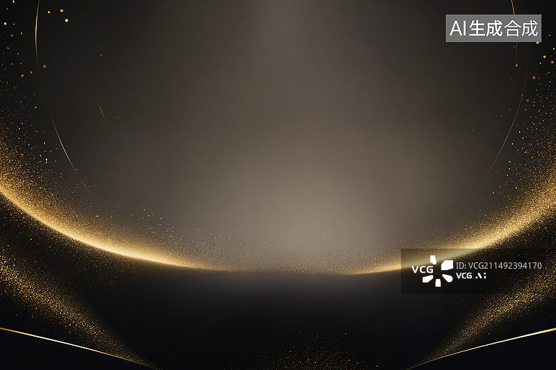 【AI数字艺术】奢华黑金海报模版图片素材