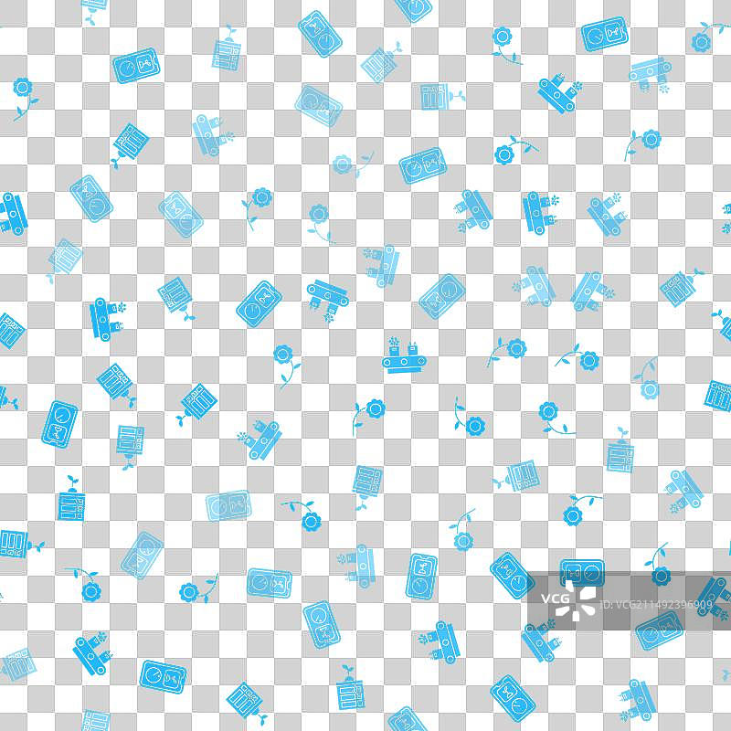 智能农业技术花卉传送带图片素材