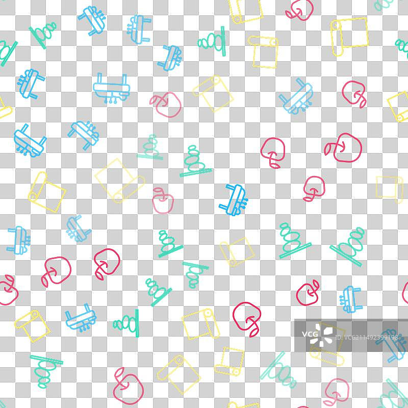 线条集：针灸疗法热石堆图片素材