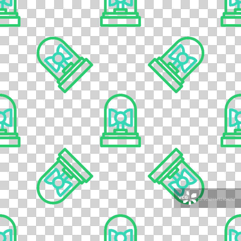 线性闪光警报器图标无缝图案图片素材