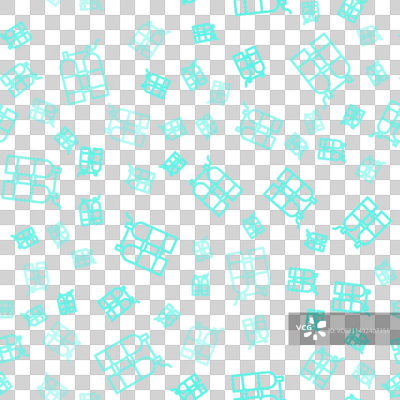 绿色呼吸器图标无缝背景图片素材